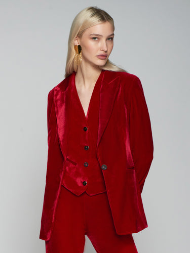 Vilagallo Sophia Blazer - Red