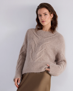 Summum Big Cable Knit Sweater