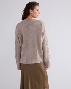 Summum Big Cable Knit Sweater