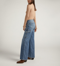 Load image into Gallery viewer, Silver Jeans Co. Denim Cargo Wide Leg Pants