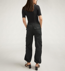 Silver Jeans Co. Parachute Cargo Pants - Black