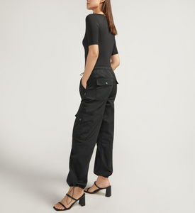 Silver Jeans Co. Parachute Cargo Pants - Black