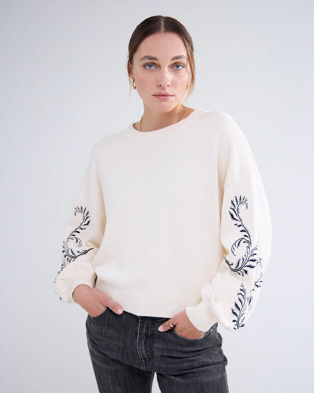 Summum Puff Sleeve Sweater