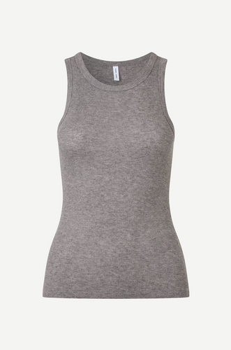 SAMSOE Sasonnet Tank - Mid Grey Melange