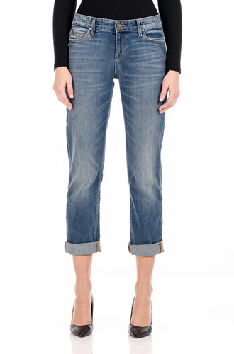 Fidelity Axl Girlfriend Jeans - Lagoon