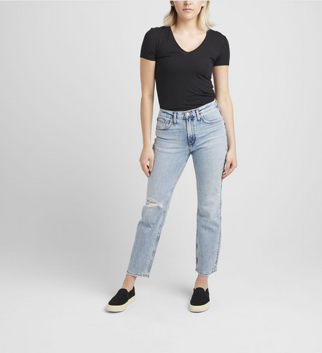 Silver Jeans Co. Frisco High Straight Jeans